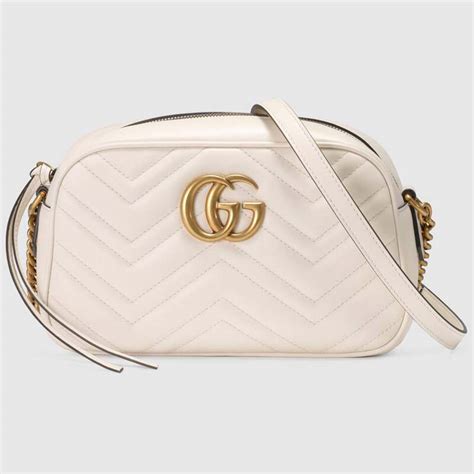 gucci small white marmont bag|gg marmont large shoulder bag.